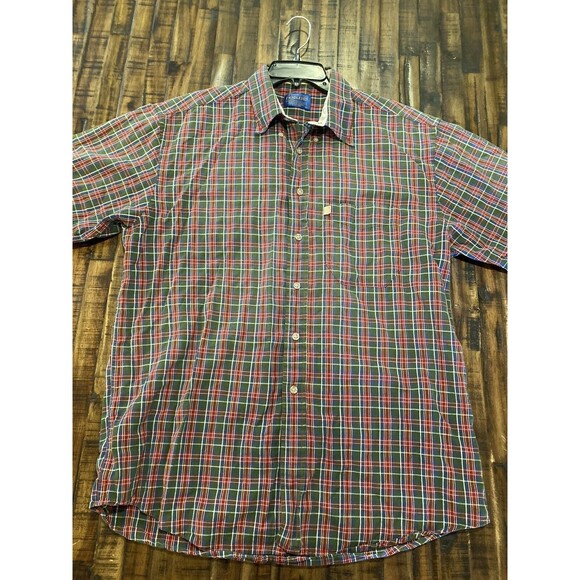 Pendleton Shirt Men’s Size Large Short Sleeve Plaid Multicolor Button Up - Picture 3 of 8